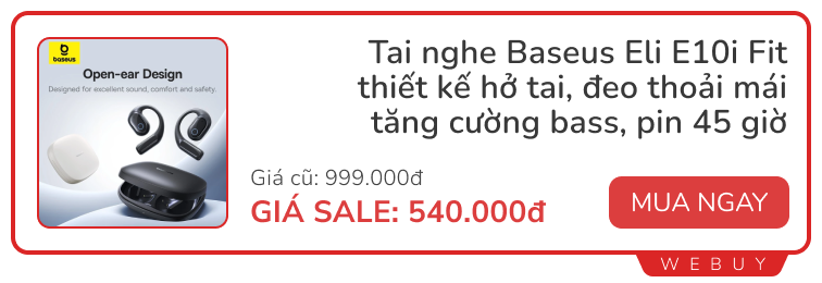 Lễ lớn săn sale lớn: Tai nghe Baseus giảm nửa giá, JBL Go 3 chưa bao giờ rẻ hơn, giày Puma chính hãng từ 700.000đ- Ảnh 2.