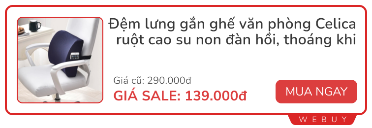 Sale 4/4 còn nhiều: Thẻ định vị Apple Find My từ 186.000đ, đệm ngồi công thái học 140.000đ, đèn chống cận giảm gần nửa giá- Ảnh 7.