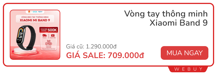 Sale nghỉ lễ: Xiaomi Band 9 chỉ 709.000đ, tua vít 38-in-1 Ugreen 203.000đ, quần áo nam thương hiệu Việt giảm đến 30%- Ảnh 1.