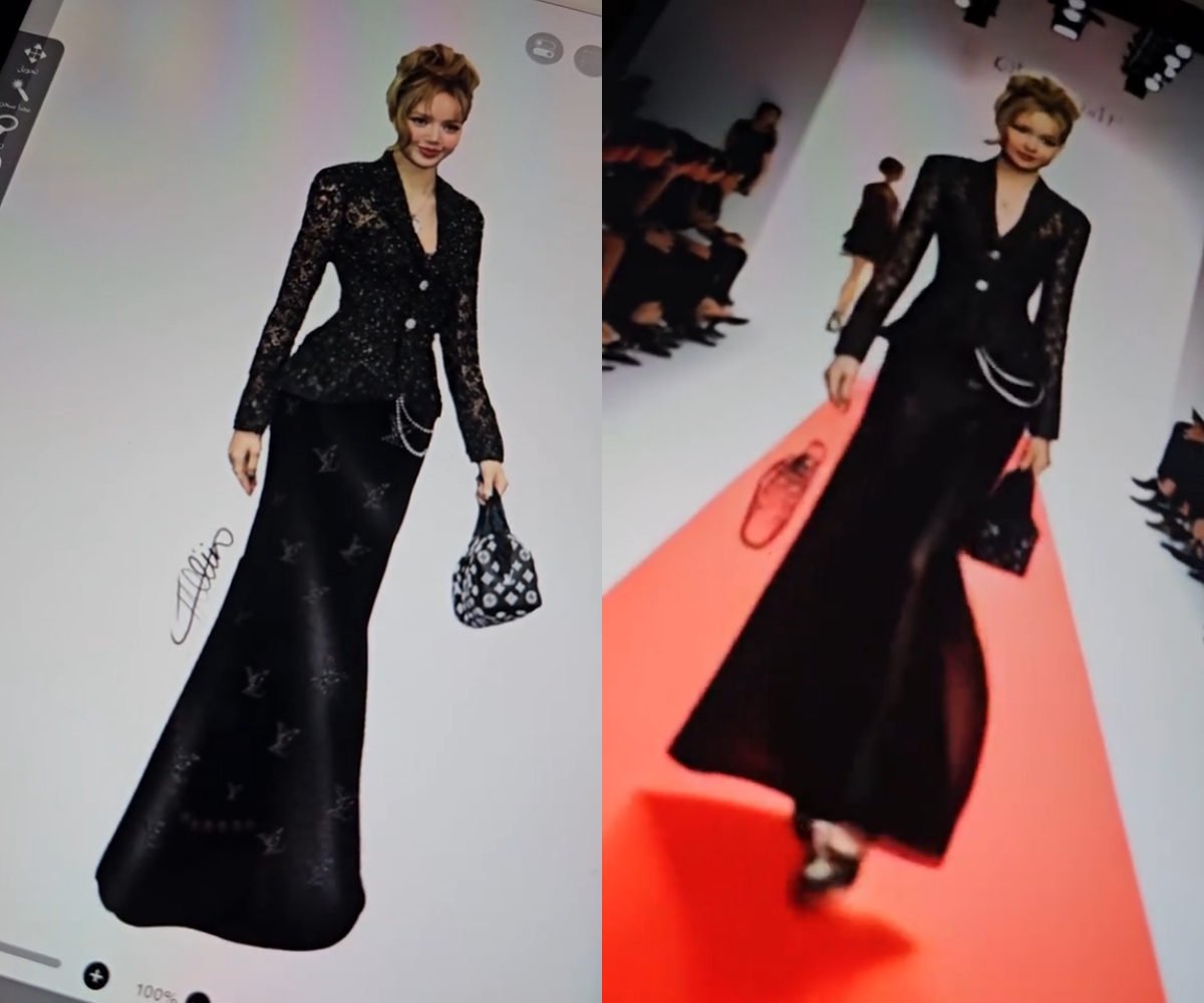 Dân tình rộn ràng "chế ảnh" cho bộ cánh của Lisa tại Met Gala 2025- Ảnh 9. Dân tình rộn ràng "chế ảnh" cho bộ cánh của Lisa tại Met Gala 2025- Ảnh 9.