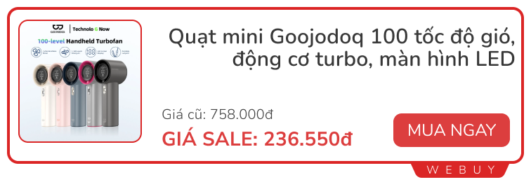 Tất tật những món đồ cần cho mùa hè: Quạt mini, áo chống nắng, xịt làm mát tức thì... giá chỉ từ 15.000đ- Ảnh 5.