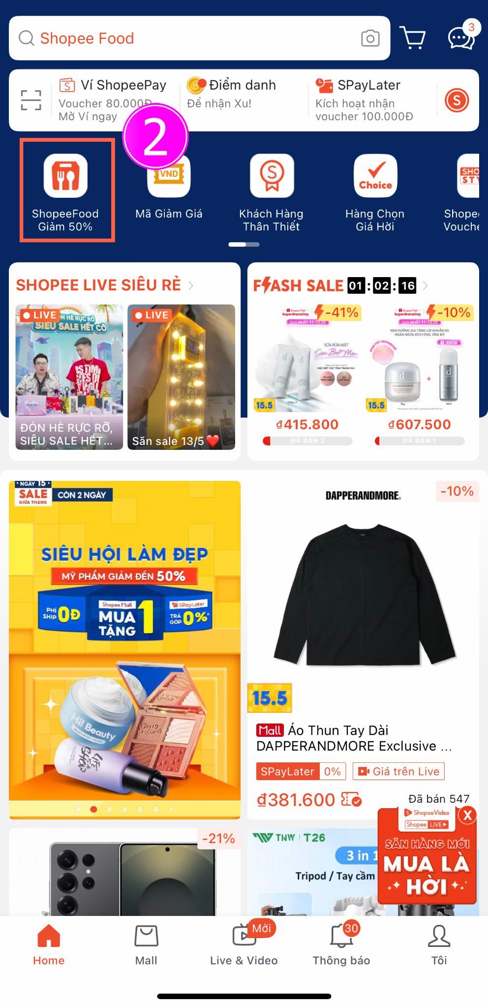 Đây là cách “Ăn Ngon Rẻ” với giá bao phí ship chỉ 30.000 đồng và mua trước dùng sau với “Trùm Deal Ngon” trên ShopeeFood- Ảnh 2. Đây là cách “Ăn Ngon Rẻ” với giá bao phí ship chỉ 30.000 đồng và mua trước dùng sau với “Trùm Deal Ngon” trên ShopeeFood- Ảnh 2.