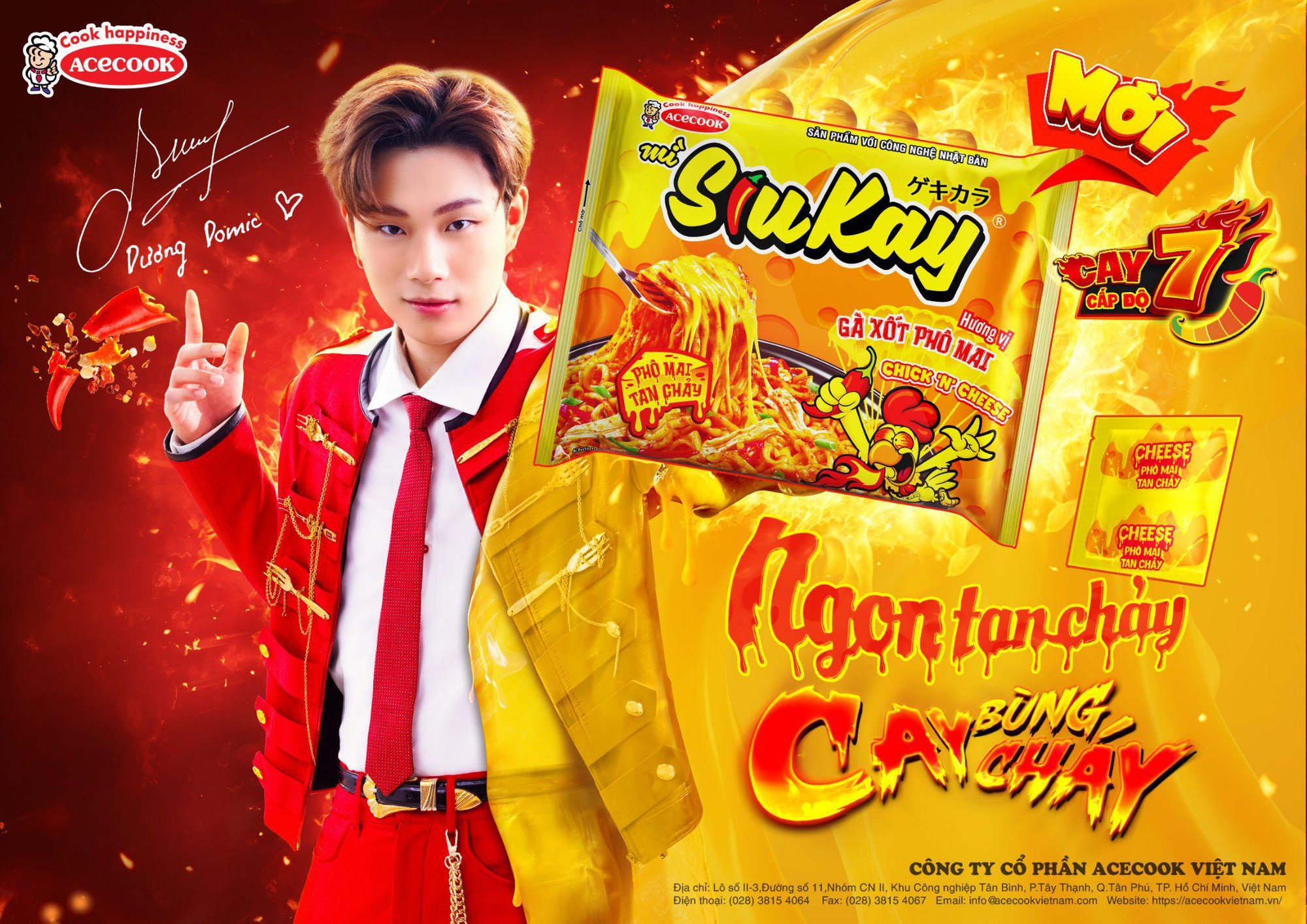 Hot rần rần mì Siukay Gà xốt phô mai phiên bản mới: Ngon tan chảy, cay bùng cháy!- Ảnh 2. Hot rần rần mì Siukay Gà xốt phô mai phiên bản mới: Ngon tan chảy, cay bùng cháy!- Ảnh 2.
