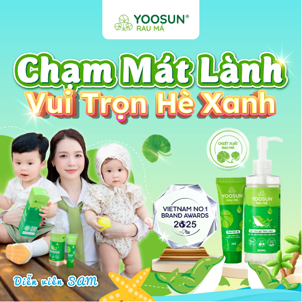 Sam bật mí về những cái "chạm mát lành", giúp bé vui trọn hè xanh, chẳng lo da dẻ lên tiếng- Ảnh 2. Sam bật mí về những cái "chạm mát lành", giúp bé vui trọn hè xanh, chẳng lo da dẻ lên tiếng- Ảnh 2.