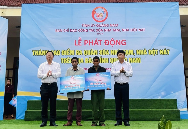 Quảng Nam quyết tâm về đích xóa nhà tạm, nhà dột nát trước 1/9- Ảnh 2. Quảng Nam quyết tâm về đích xóa nhà tạm, nhà dột nát trước 1/9- Ảnh 2.