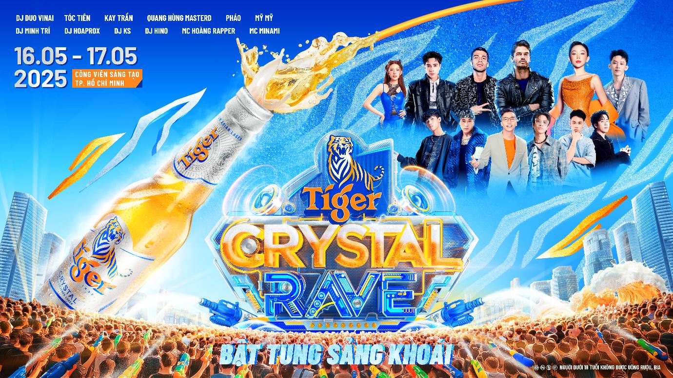 Tiger Crystal Rave trước giờ G: Tóc Tiên, Mỹ Mỹ và dàn lineup đình đám sẵn sàng cho những màn trình diễn sảng khoái nhất- Ảnh 2. Tiger Crystal Rave trước giờ G: Tóc Tiên, Mỹ Mỹ và dàn lineup đình đám sẵn sàng cho những màn trình diễn sảng khoái nhất- Ảnh 2.