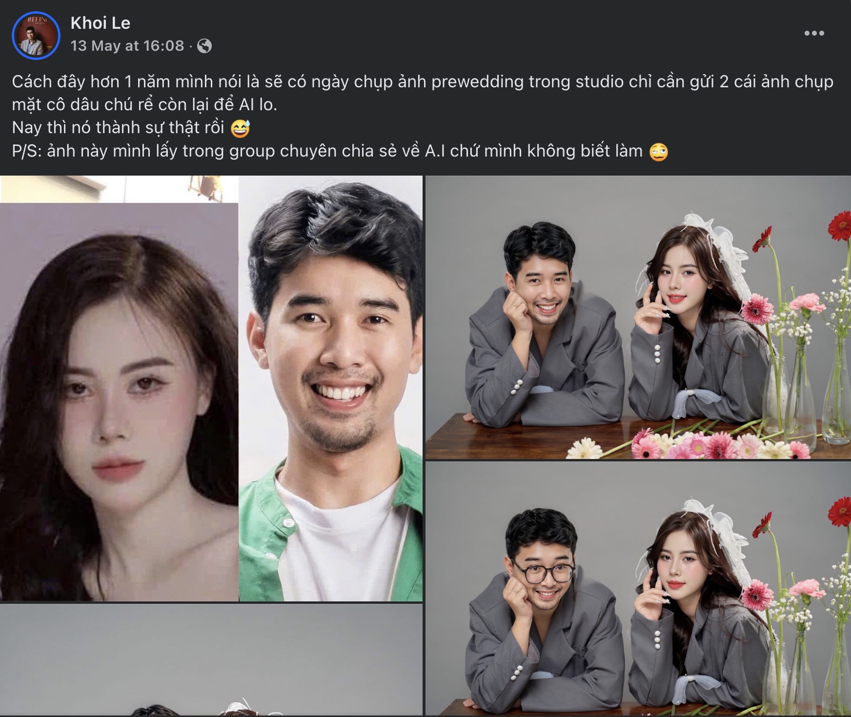 AI “chụp” ảnh cưới tuyệt đẹp trong nháy mắt: Nhiếp ảnh gia Việt nói “Trải nghiệm thật không đến từ những dòng prompt”- Ảnh 6. AI “chụp” ảnh cưới tuyệt đẹp trong nháy mắt: Nhiếp ảnh gia Việt nói “Trải nghiệm thật không đến từ những dòng prompt”- Ảnh 6.