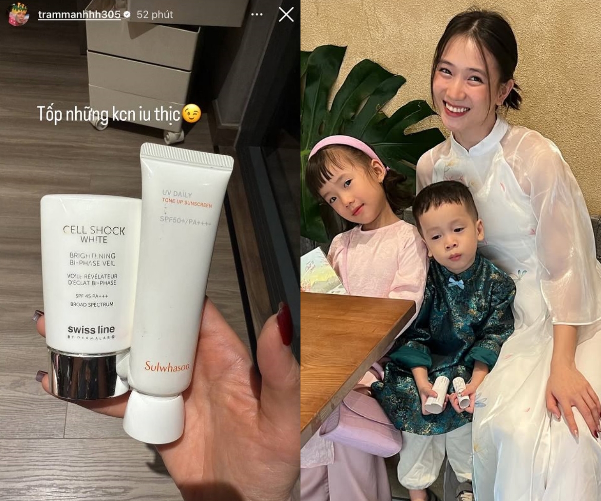 Trâm Anh – vợ JustaTee: Tròn 30 tuổi da vẫn mịn căng nhờ chăm dùng 2 loại kem chống nắng "đỉnh của chóp"- Ảnh 1. Trâm Anh – vợ JustaTee: Tròn 30 tuổi da vẫn mịn căng nhờ chăm dùng 2 loại kem chống nắng "đỉnh của chóp"- Ảnh 1.
