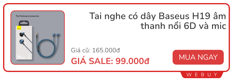 Săn sale cuối tháng: 10 món đồ dùng ổn, giá rẻ dưới 150.000 của Baseus- Ảnh 6. Săn sale cuối tháng: 10 món đồ dùng ổn, giá rẻ dưới 150.000 của Baseus- Ảnh 6.