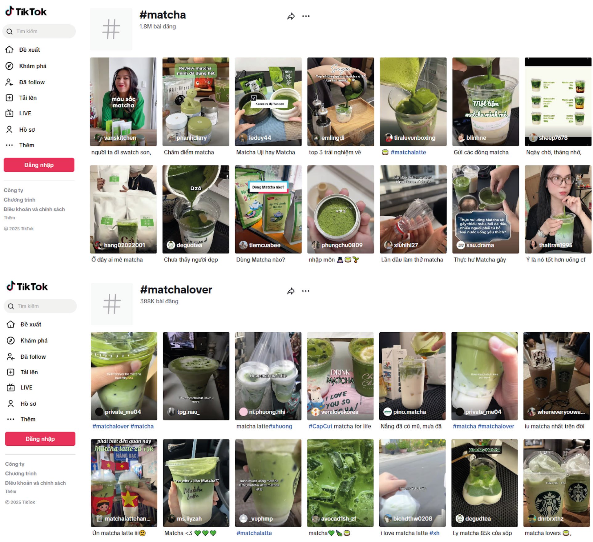 Xu hướng matcha càn quét mạng xã hội 2025 như thế nào?- Ảnh 2. Xu hướng hi88.com đăng nhập càn quét mạng xã hội 2025 như thế nào?- Ảnh 2.
