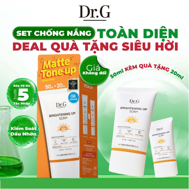 Hàng giả Dr.G Brightening Up Sun+ tràn lan: 5 dấu hiệu nhận biết để tránh tiền mất, hại da- Ảnh 2. Hàng giả Dr.G Brightening Up Sun+ tràn lan: 5 dấu hiệu nhận biết để tránh tiền mất, hại da- Ảnh 2.