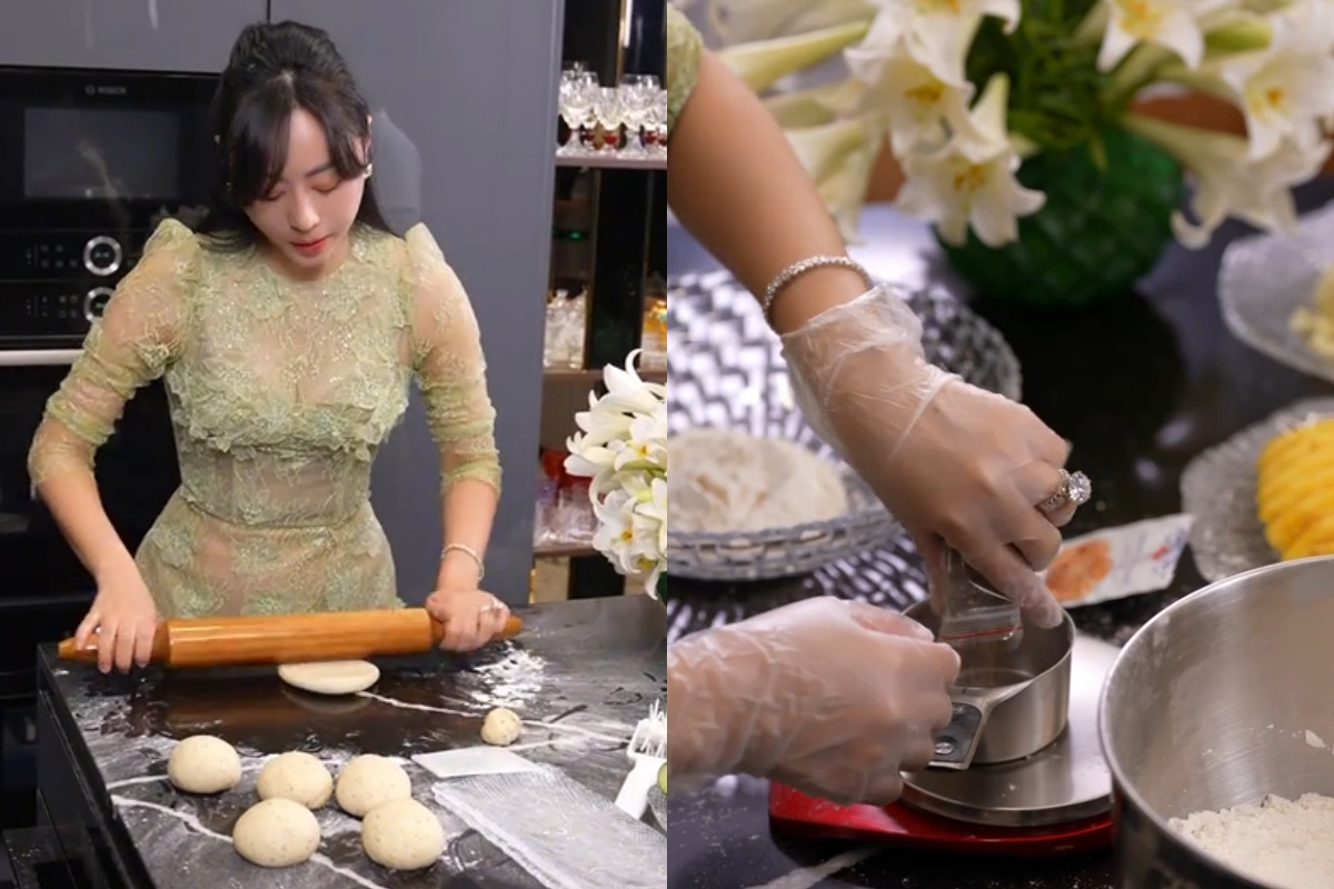 Phú bà đeo 6 chiếc nhẫn kim cương khi nấu ăn, chẳng ngại bẩn nhờ một món "bảo bối"- Ảnh 2. Phú bà đeo 6 chiếc nhẫn kim cương hi88.com - hi88.win nấu ăn, chẳng ngại bẩn nhờ một món "bảo bối"- Ảnh 2.