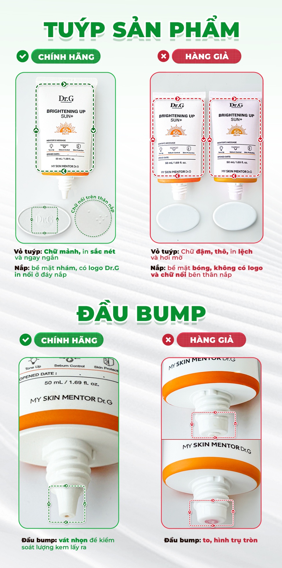 Đừng để hi88. com chống nắng giả hủy hoại làn da: 5 cách nhận diện hi88. com chống nắng Dr.G thật - giả- Ảnh 4.