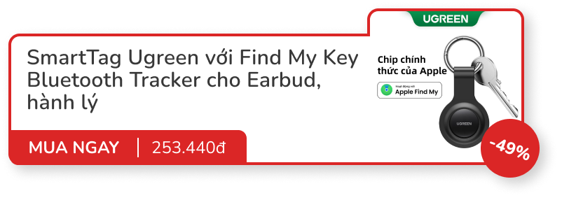 8 món đồ sale to từ 40% đến 57% của Ugreen: SmartTag, tai nghe, sạc nhanh, chuột bluetooth...- Ảnh 6. 8 món đồ sale to từ 40% đến 57% của Ugreen: SmartTag, tai nghe, sạc nhanh, chuột bluetooth...- Ảnh 6.