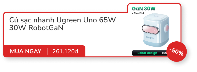 8 món đồ sale to từ 40% đến 57% của Ugreen: SmartTag, tai nghe, sạc nhanh, chuột bluetooth...- Ảnh 3. 8 món đồ sale to từ 40% đến 57% của Ugreen: SmartTag, tai nghe, sạc nhanh, chuột bluetooth...- Ảnh 3.