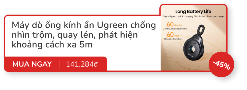 8 món đồ sale to từ 40% đến 57% của Ugreen: SmartTag, tai nghe, sạc nhanh, chuột bluetooth...- Ảnh 7. 8 món đồ sale to từ 40% đến 57% của Ugreen: SmartTag, tai nghe, sạc nhanh, chuột bluetooth...- Ảnh 7.