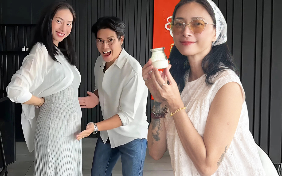Mẹ bầu Ngô Thanh Vân chuộng lên đồ rộng rãi, giấu nhẹm đường cong mà vẫn xinh mê- Ảnh 1. Mẹ bầu Ngô Thanh Vân chuộng lên đồ rộng rãi, giấu nhẹm đường cong mà vẫn xinh mê- Ảnh 1.