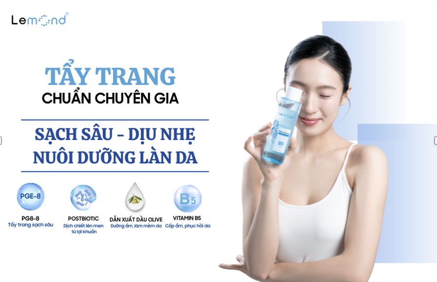 Lemond Postbiotic Micellar Water – Làm sạch làn da thông minh, chuẩn nàng hiện đại- Ảnh 2. Lemond Postbiotic Micellar Water – Làm sạch làn da thông minh, chuẩn nàng hiện đại- Ảnh 2.