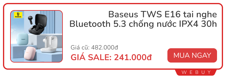 Sale đầu tháng vẫn còn: Tai nghe, cáp sạc, quạt mini... có món giá chỉ 18.000đ- Ảnh 6. Sale đầu tháng vẫn còn: Tai nghe, cáp sạc, quạt mini... có món giá chỉ 18.000đ- Ảnh 6.