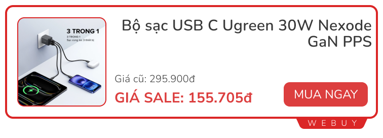 Sale đầu tháng vẫn còn: Tai nghe, cáp sạc, quạt mini... có món giá chỉ 18.000đ- Ảnh 9. Sale đầu tháng vẫn còn: Tai nghe, cáp sạc, quạt mini... có món giá chỉ 18.000đ- Ảnh 9.
