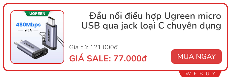 Sale đầu tháng vẫn còn: Tai nghe, cáp sạc, quạt mini... có món giá chỉ 18.000đ- Ảnh 11. Sale đầu tháng vẫn còn: Tai nghe, cáp sạc, quạt mini... có món giá chỉ 18.000đ- Ảnh 11.