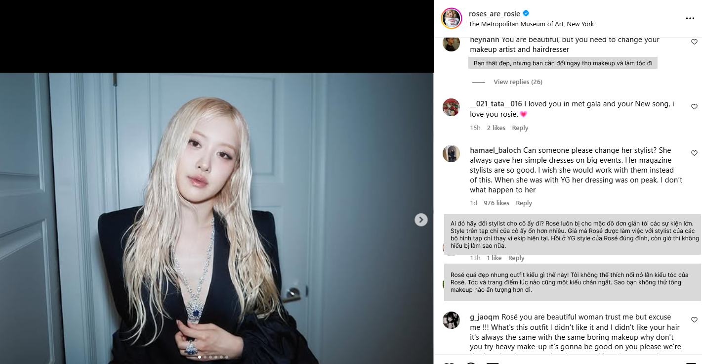 Loạt tiết lộ của Rosé về mái tóc ướt bị chê bai tại Met Gala 2025- Ảnh 6. Loạt tiết lộ của Rosé về mái tóc ướt bị chê bai tại Met Gala 2025- Ảnh 6.