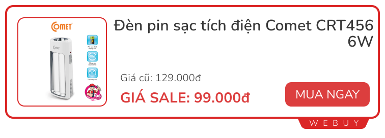 Săn deal đồ thiết thực cho mùa hè: Quạt phun sương, máy làm đá, đèn đuổi muỗi...- Ảnh 7. Săn deal đồ thiết thực cho mùa hè: Quạt phun sương, máy làm đá, đèn đuổi muỗi...- Ảnh 7.