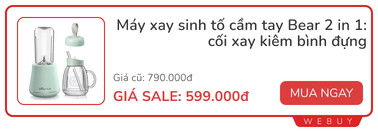 Săn deal đồ thiết thực cho mùa hè: Quạt phun sương, máy làm đá, đèn đuổi muỗi...- Ảnh 4. Săn deal đồ thiết thực cho mùa hè: Quạt phun sương, máy làm đá, đèn đuổi muỗi...- Ảnh 4.