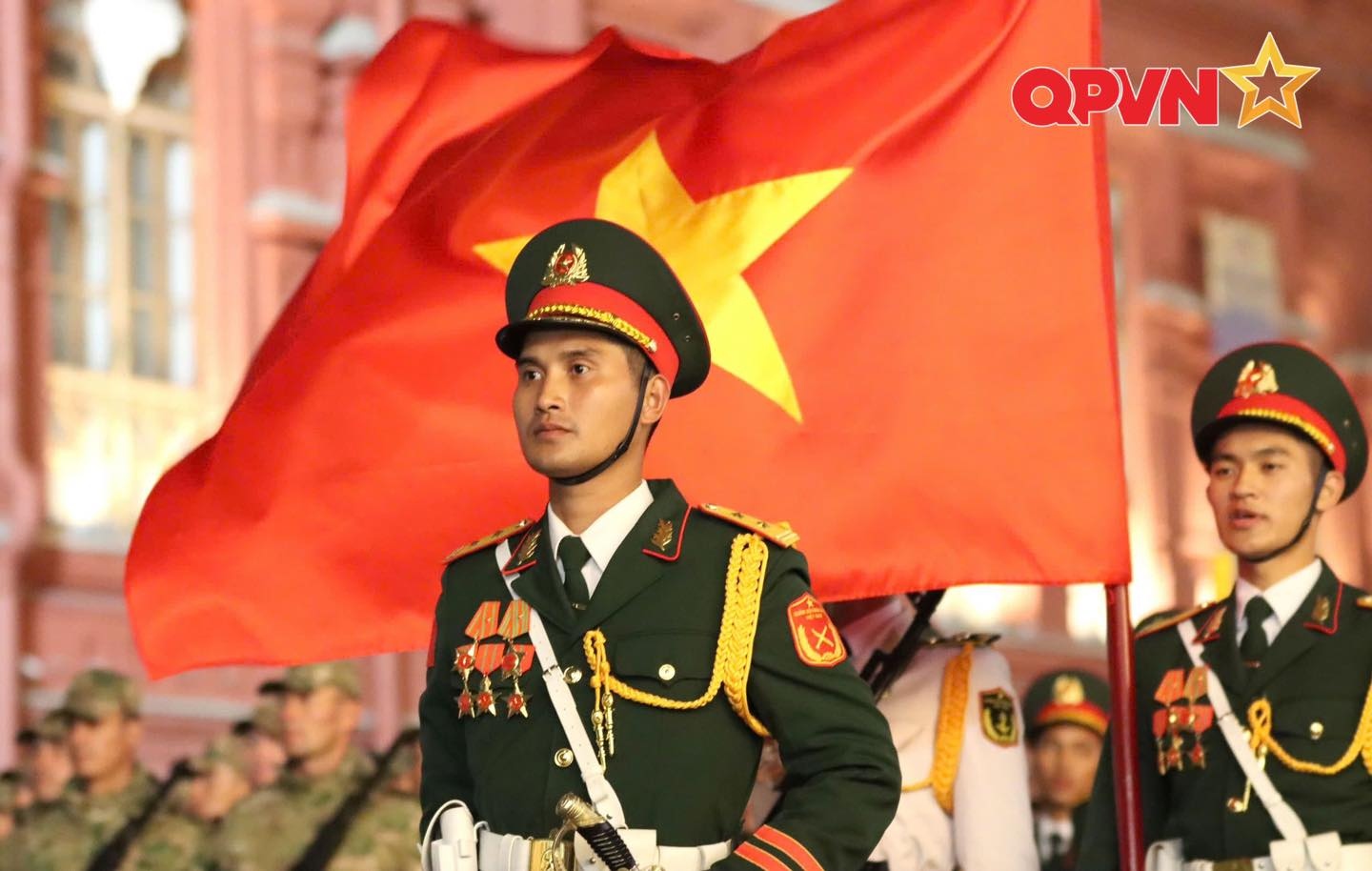Khối trưởng duyệt binh của Quân đội Nhân dân Việt Nam tại Quảng trường Đỏ: Sinh năm 2000, cao hơn 1m8, đã có hậu phương vững chắc- Ảnh 8. Khối trưởng duyệt binh của Quân đội Nhân dân Việt Nam tại Quảng trường Đỏ: Sinh năm 2000, cao hơn 1m8, đã có hậu phương vững chắc- Ảnh 8.