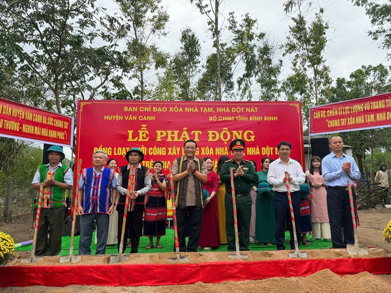 Bình Định hoàn thành xóa nhà tạm, nhà dột nát trong tháng 5- Ảnh 1. Bình Định hoàn thành xóa nhà tạm, nhà dột nát trong tháng 5- Ảnh 1.