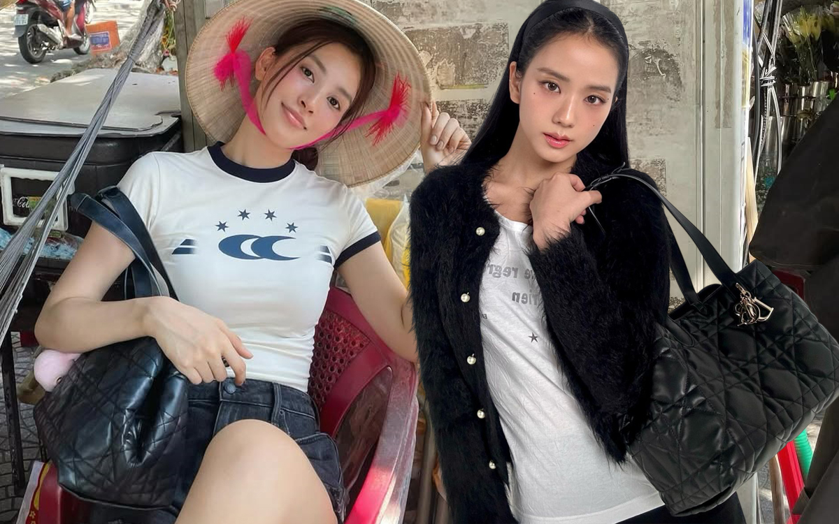 Tiểu Vy đụng túi 100 triệu với Jisoo, đọ visual khó phân thắng bại- Ảnh 1. Tiểu Vy đụng túi 100 triệu với Jisoo, đọ visual khó phân thắng bại- Ảnh 1.