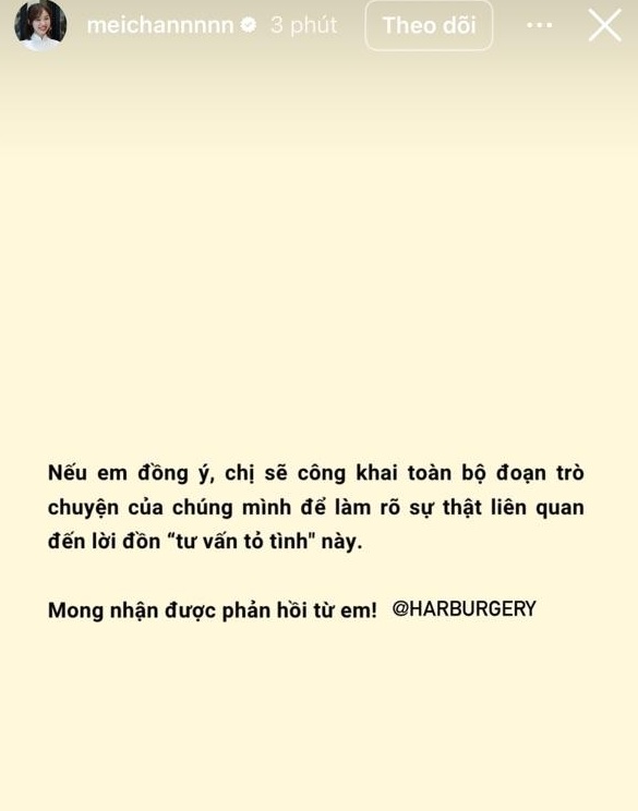 Harry - người cuối cùng trong drama "sống lỗi" lên tiếng sau khi Meichan doạ tung toàn bộ tin nhắn- Ảnh 5. nha cai hi88 - người cuối cùng trong drama "sống lỗi" lên tiếng sau khi Meichan doạ tung toàn bộ tin nhắn- Ảnh 5.
