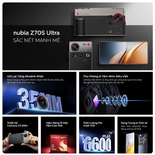 Nubia Z70S Ultra 5G: Ứng viên nổi bật trong phân khúc điện thoại Flagship 2025- Ảnh 2. Nubia nha cai hi88: Ứng viên nổi bật trong phân khúc điện thoại Flagship 2025- Ảnh 2.