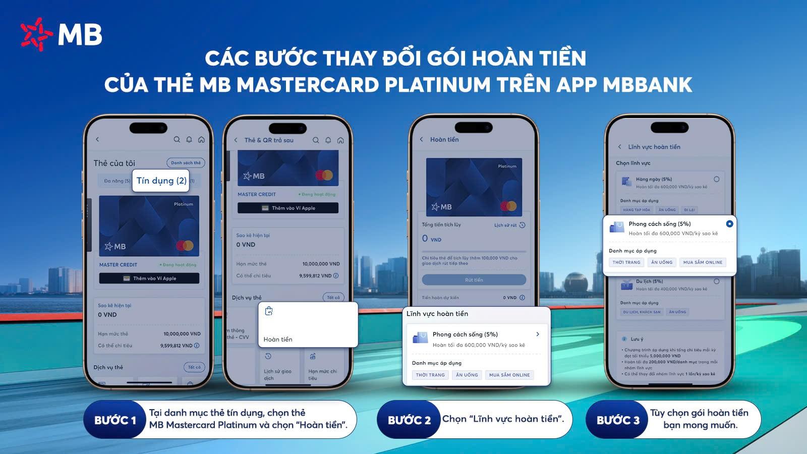 Ra mắt MB Mastercard Platinum: “Nhà vô địch” hoàn tiền trong hệ sinh thái MB- Ảnh 2. Ra mắt MB Mastercard Platinum: “Nhà vô địch” hoàn tiền trong hệ sinh thái MB- Ảnh 2.