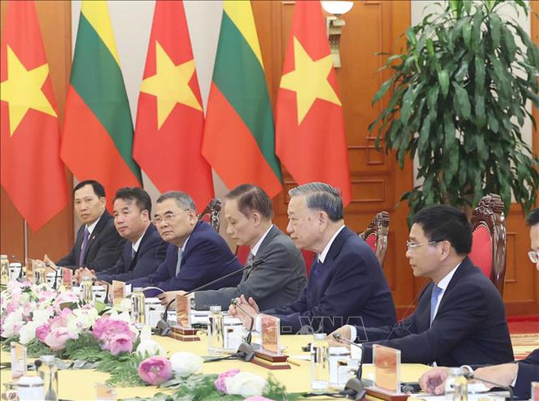 Tổng Bí thư Tô Lâm tiếp Tổng thống Lithuania- Ảnh 3.