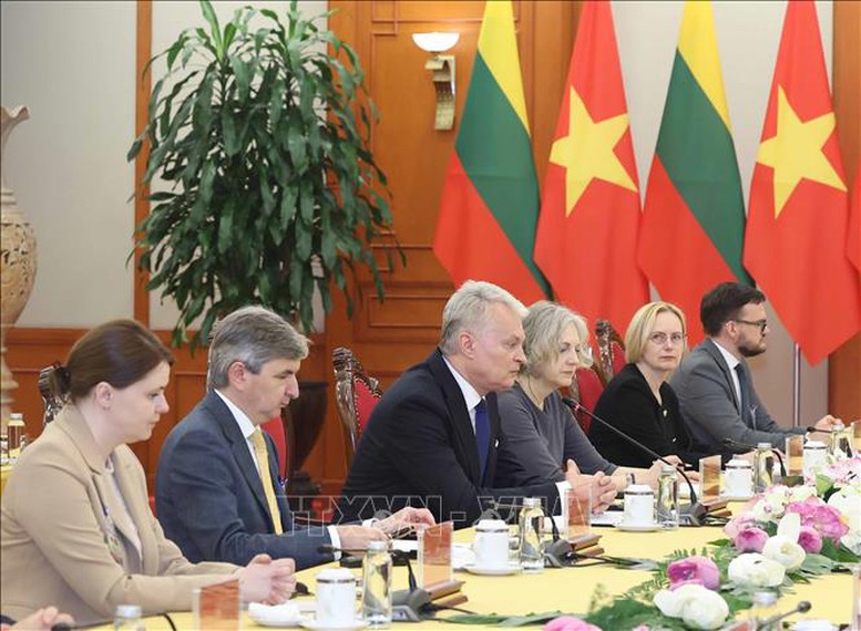 Tổng Bí thư Tô Lâm tiếp Tổng thống Lithuania- Ảnh 4.