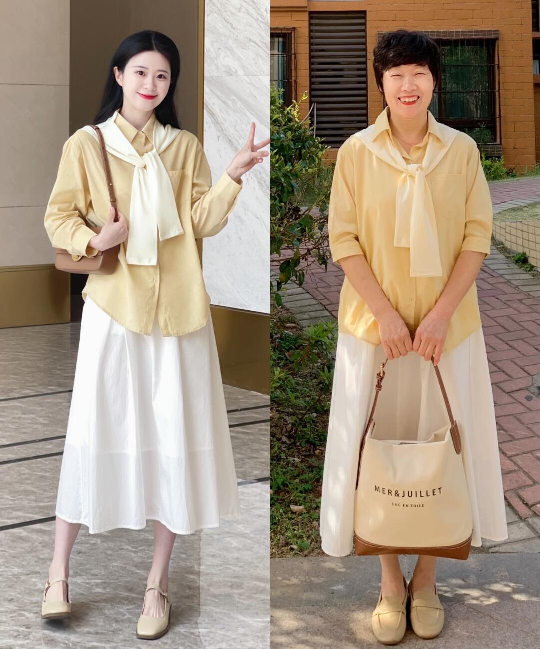 Người phụ nữ trung niên chuyên diện "sơ mi thiếu nữ" và được khen nức nở vì mặc đẹp- Ảnh 2. Người phụ nữ trung niên chuyên diện "sơ mi thiếu nữ" và được khen nức nở vì mặc đẹp- Ảnh 2.