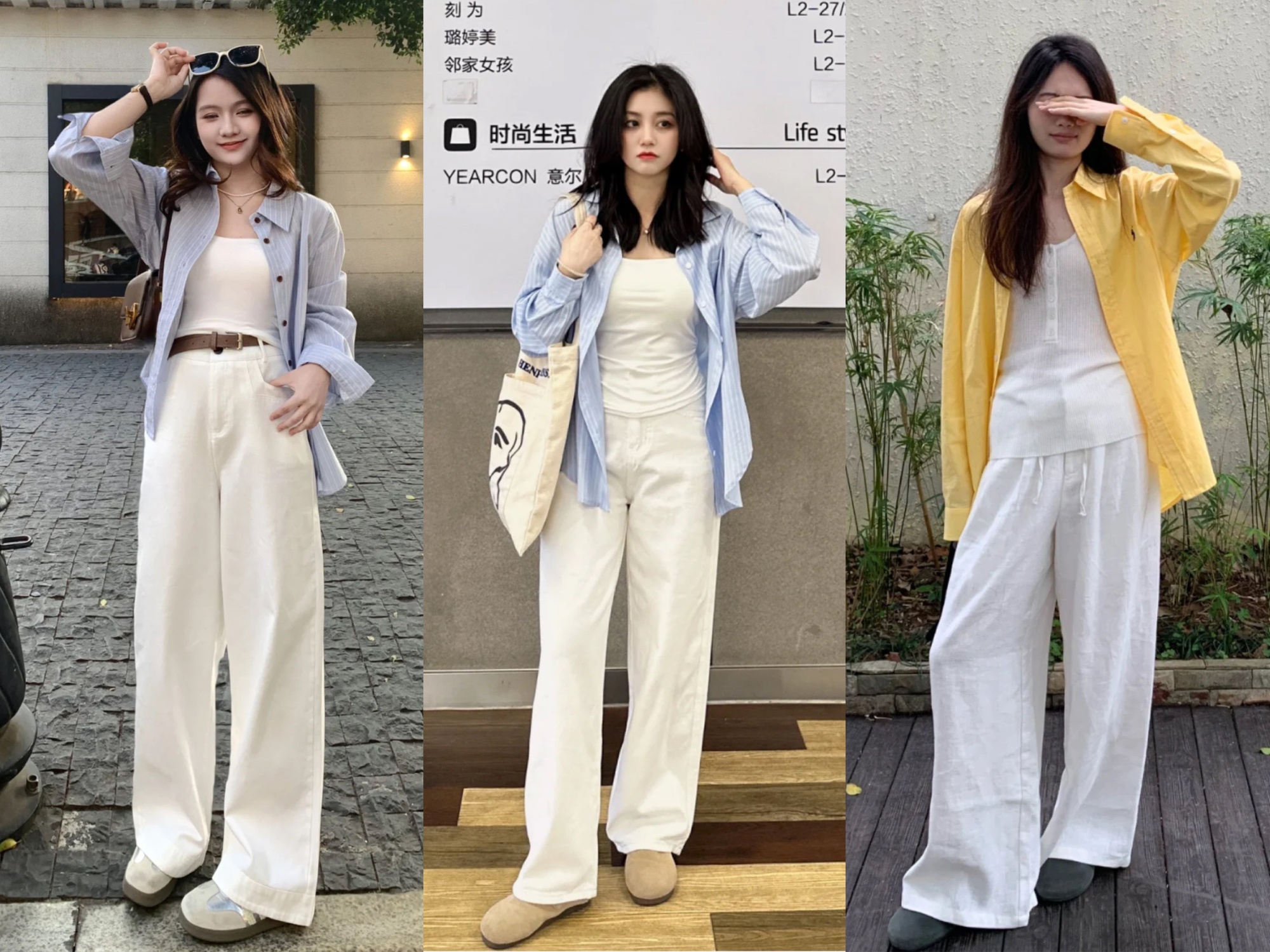 Áo sơ mi + quần ống rộng: Combo "gây sốt" dịp hè, mặc lên nhìn sang chảnh bùng nổ- Ảnh 4. Áo sơ mi + quần ống rộng: Combo "gây sốt" dịp hè, mặc lên nhìn sang chảnh bùng nổ- Ảnh 4.