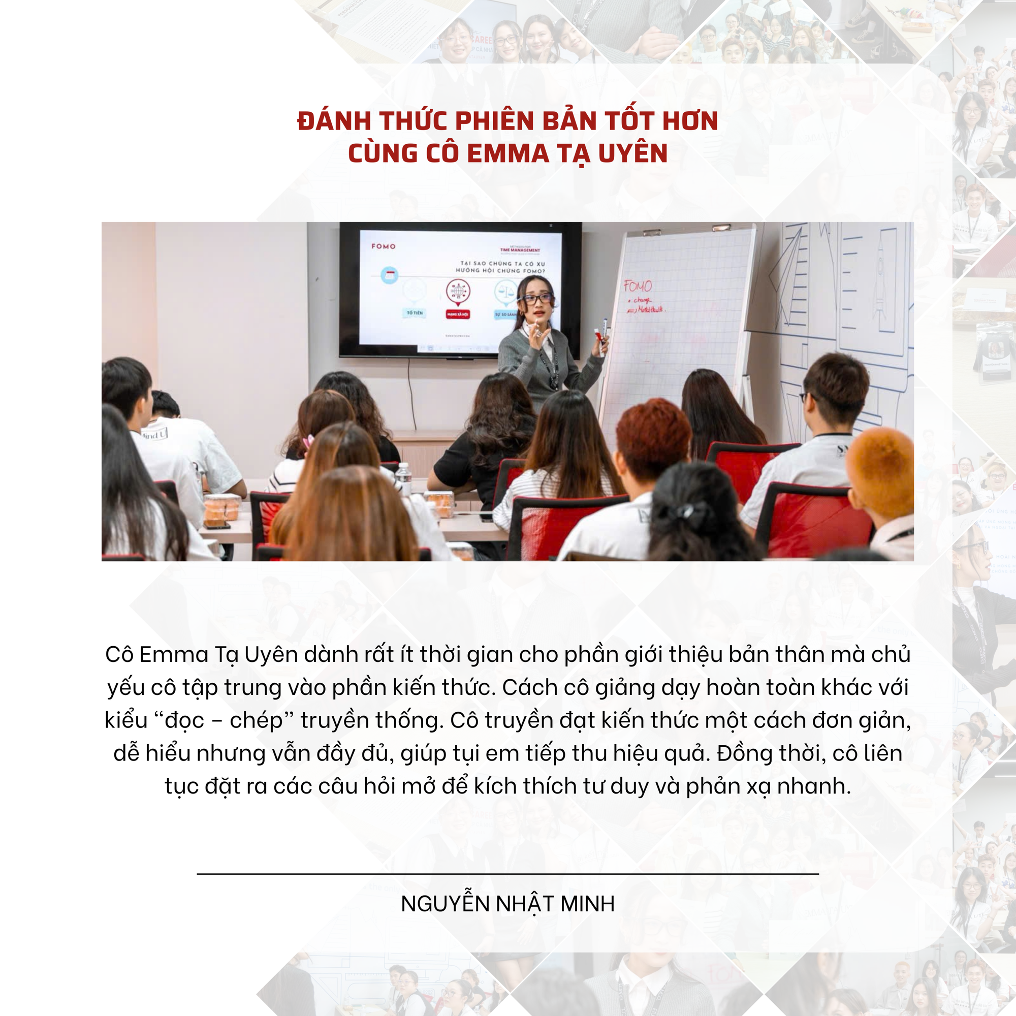 Đánh thức phiên bản tốt hơn cùng Thạc Sĩ Emma Tạ Uyên- Ảnh 2.
