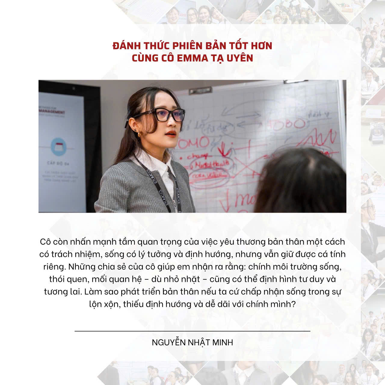 Đánh thức phiên bản tốt hơn cùng Thạc Sĩ Emma Tạ Uyên- Ảnh 3.