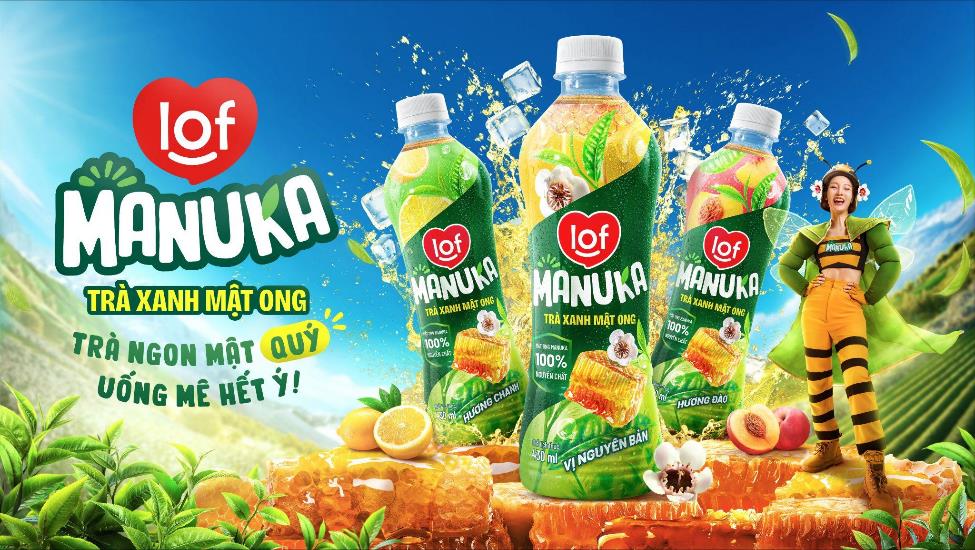 "Trình làng" siêu phẩm trà xanh mật ong Lof Manuka: chuẩn gu đồ uống thế hệ mới- Ảnh 1. "Trình làng" siêu phẩm trà xanh mật ong Lof Manuka: chuẩn gu đồ uống thế hệ mới- Ảnh 1.