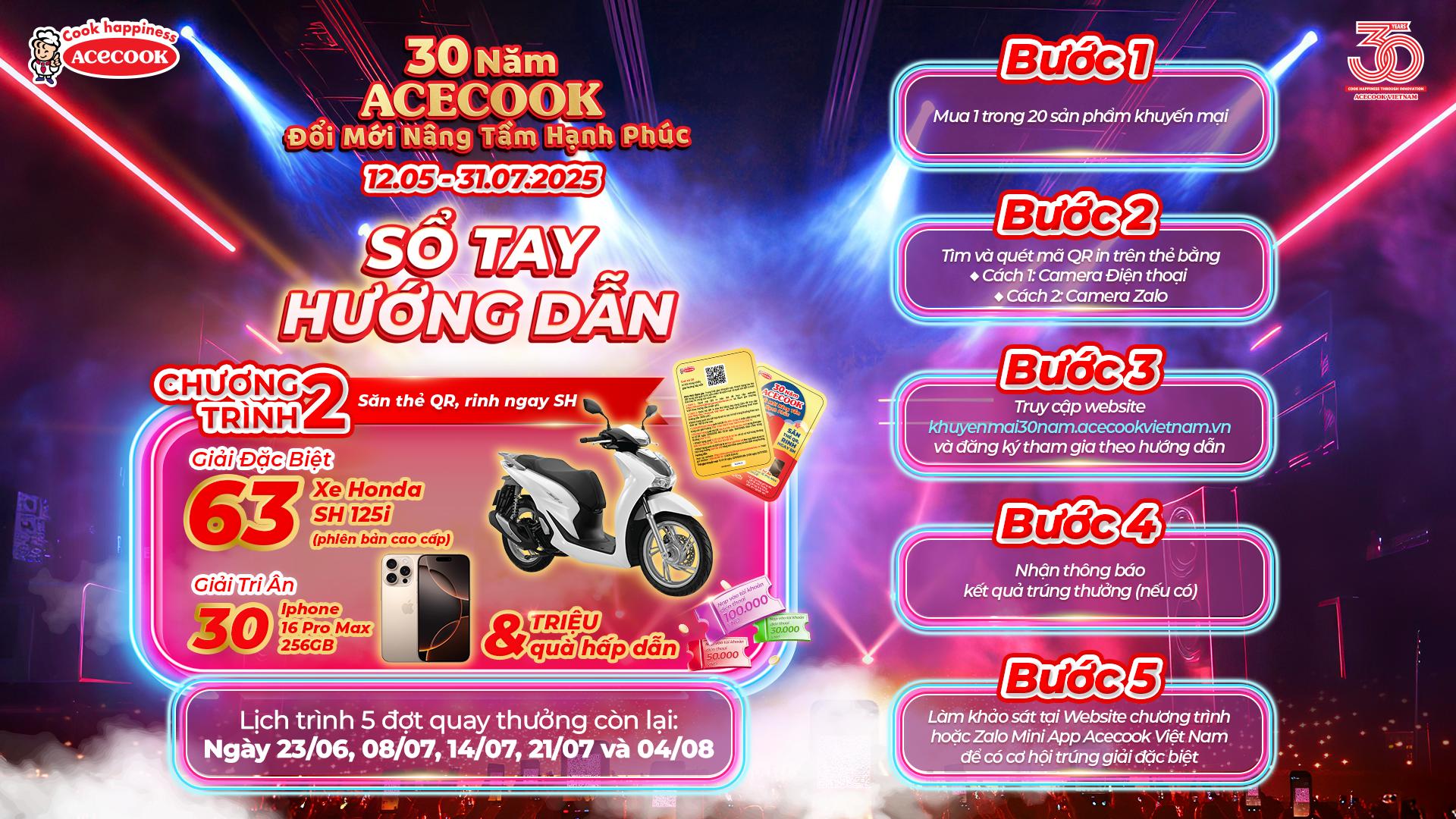 Mừng hành trình 30 năm, Acecook trao tận tay xe Honda SH 125i tới các khách hàng may mắn đầu tiên- Ảnh 6. Mừng hành trình 30 năm, Acecook trao tận tay xe Honda SH 125i tới các khách hàng may mắn đầu tiên- Ảnh 6.