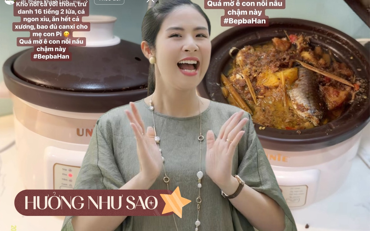 Mẹ bầu Ngọc Hân khen nức nở 1 chiếc nồi: Nấu nướng đơn giản mà "ngon xỉu", đủ chất cho cả mẹ lẫn con- Ảnh 1. Mẹ bầu Ngọc Hân khen nức nở 1 chiếc nồi: Nấu nướng đơn giản mà "ngon xỉu", đủ chất cho cả mẹ lẫn con- Ảnh 1.