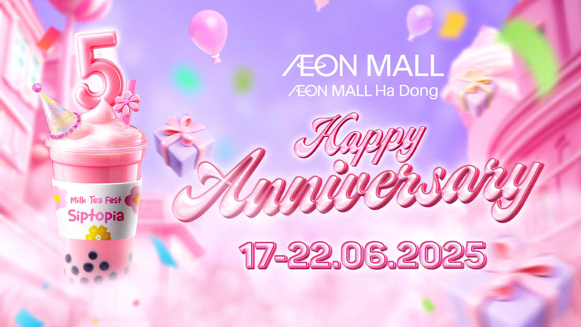 Mùa hè cho “team trà sữa” tại sinh nhật AEON MALL Hà Đông tròn 5 tuổi- Ảnh 1. Mùa hè cho “team trà sữa” tại sinh nhật AEON MALL Hà Đông tròn 5 tuổi- Ảnh 1.