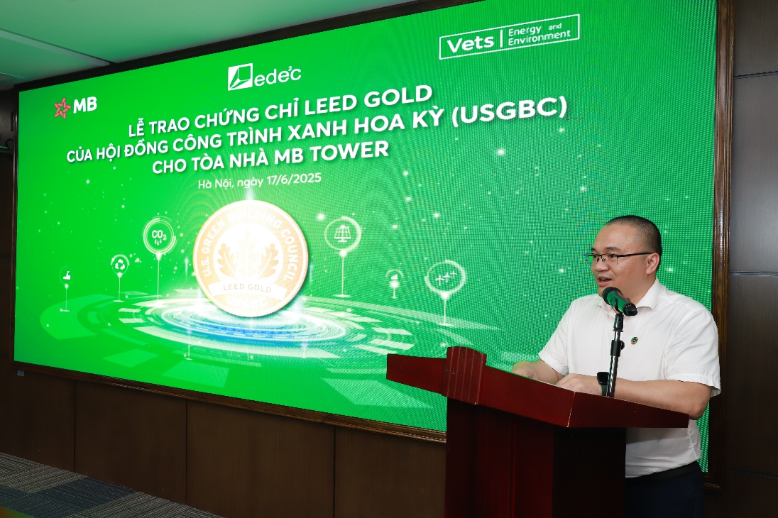 MB Tower đạt chứng chỉ LEED Gold: Bước tiến trong chiến lược phát triển bền vững- Ảnh 3. hi88.com là gì đạt chứng chỉ LEED Gold: Bước tiến trong chiến lược phát triển bền vững- Ảnh 3.