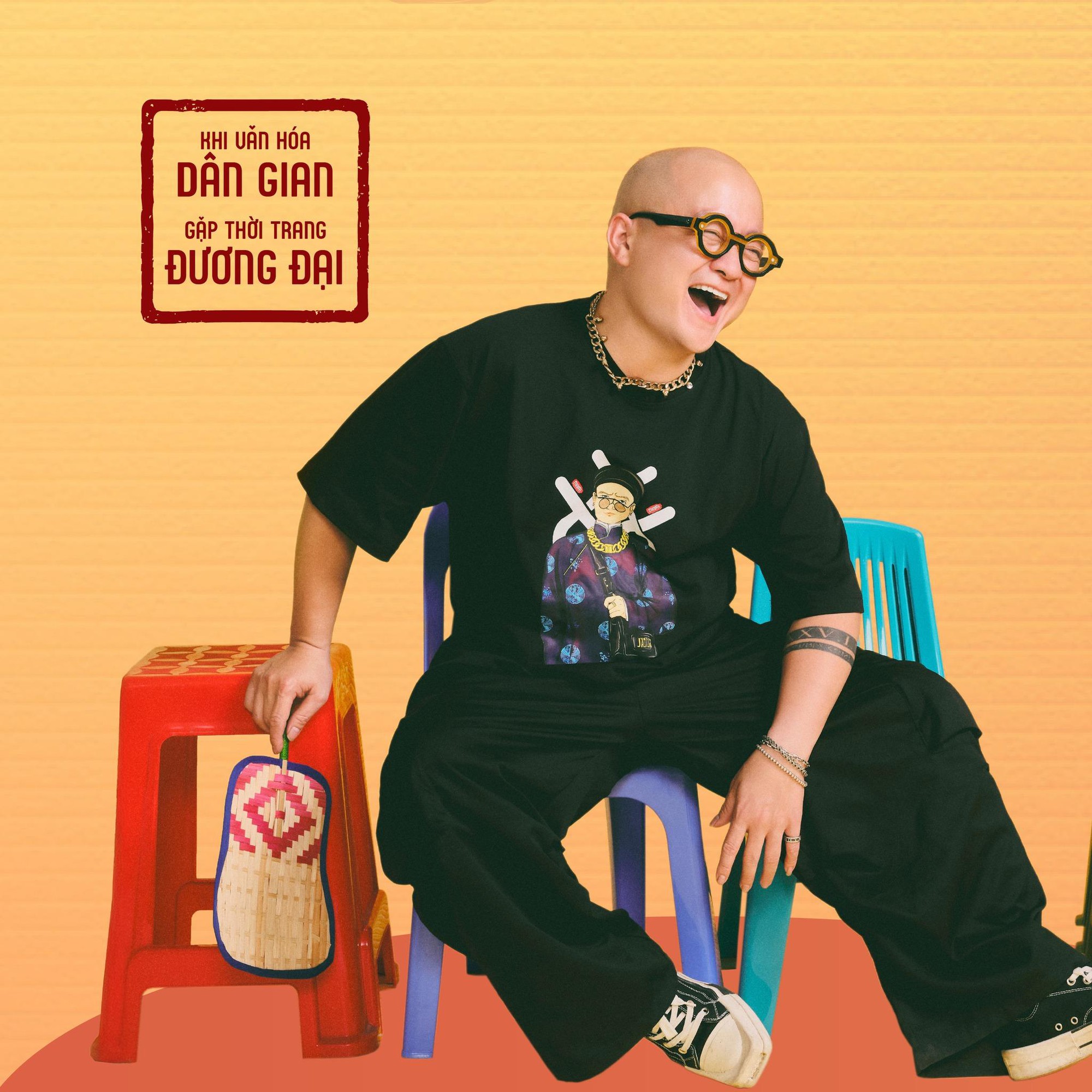 Khi văn hóa dân gian gặp thời trang đương đại - Màn hợp tác độc đáo giữa Canifa S & NTK Cao Minh Tiến- Ảnh 1.
