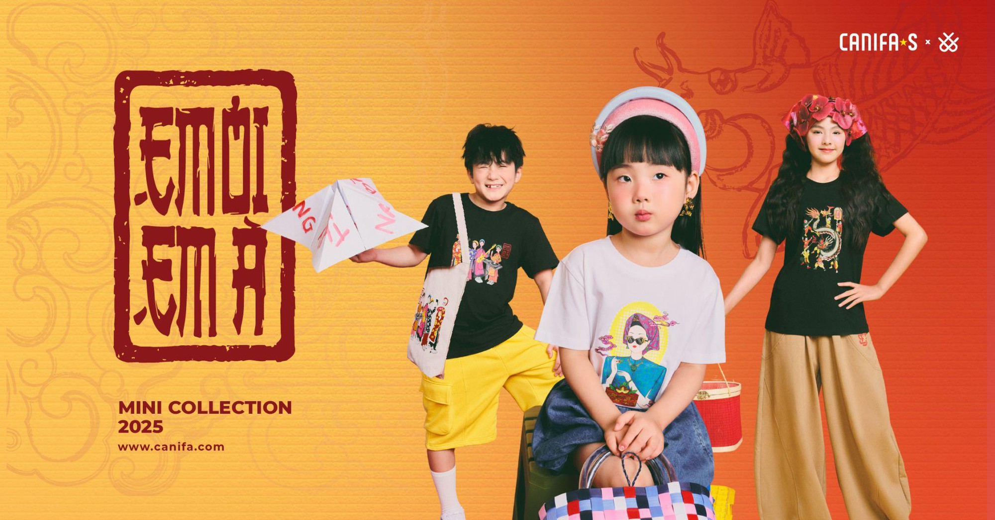 Khi văn hóa dân gian gặp thời trang đương đại - Màn hợp tác độc đáo giữa Canifa S & NTK Cao Minh Tiến- Ảnh 3.