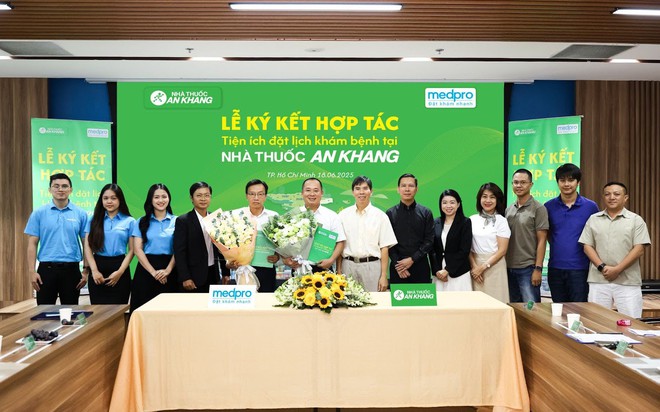 An Khang hợp tác Medpro mở rộng tiện ích đặt lịch khám bệnh nhanh: bước tiến tử tế vì sức khỏe cộng đồng- Ảnh 1. An Khang hợp tác Medpro mở rộng tiện ích đặt lịch khám bệnh nhanh: bước tiến tử tế vì sức khỏe cộng đồng- Ảnh 1.