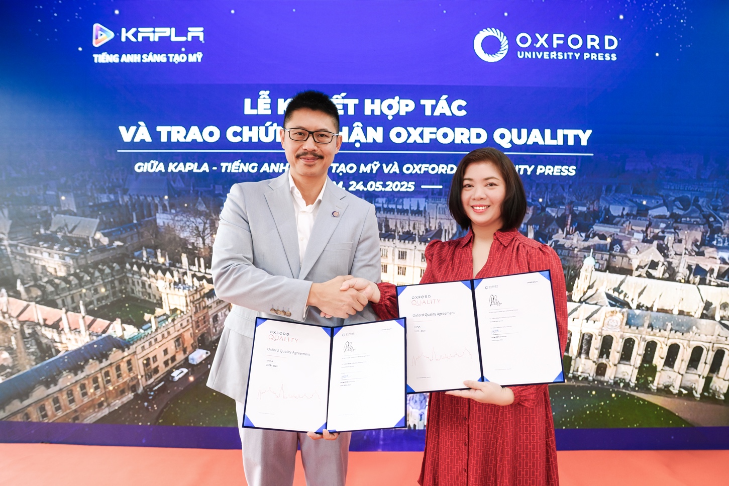 Oxford University Press trao Chứng nhận Oxford Quality danh giá cho KAPLA- Ảnh 2. Oxford University Press trao Chứng nhận Oxford Quality danh giá cho KAPLA- Ảnh 2.