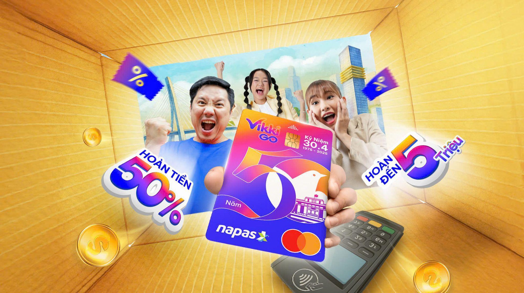 Nâng cấp thẻ chip - nhận ngàn ưu đãi với thẻ Thanh toán tích hợp VikkiGO- Ảnh 2. Nâng cấp thẻ chip - nhận ngàn ưu đãi với thẻ Thanh toán tích hợp VikkiGO- Ảnh 2.